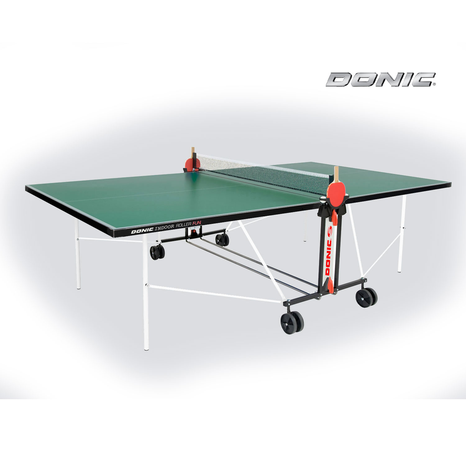  Теннисный стол DonicIndoor Roller FUN зеленый — Неонспорт